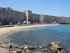 Mauern der Rhodes Altstadt