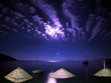 Kargi Bucht in der Nacht