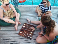Lernen wie man Backgammon spielt
